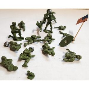 Wounded Soldiers Plastic Army Men‎ Lot